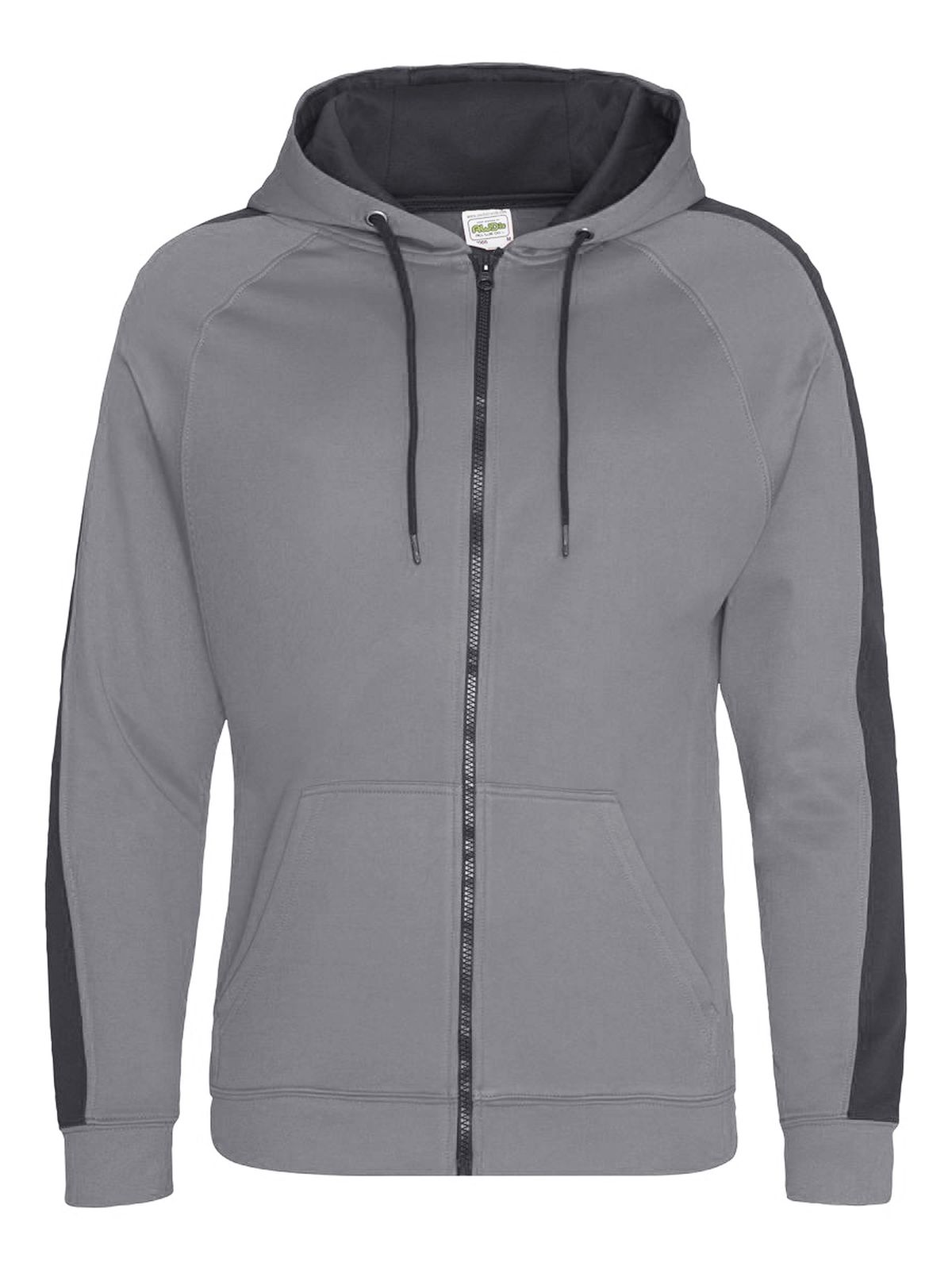 steel grey-jet black